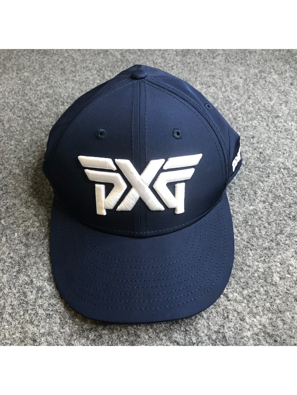 PXG Golf Hat Baseball Cap Men's Adjustable One Size Navy White Snapback